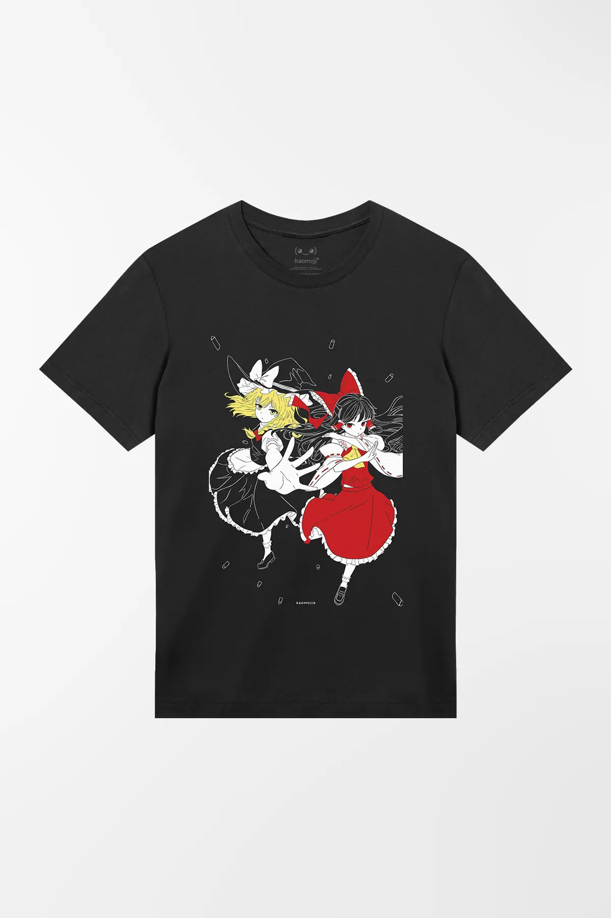 Marisa & Reimu • Touhou T-Shirt Black