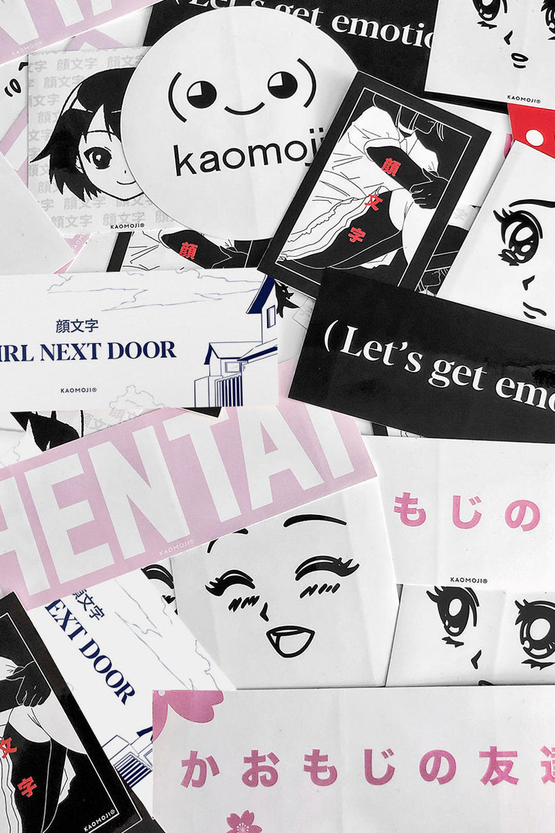 Kaomoji Stickers, Unique Designs