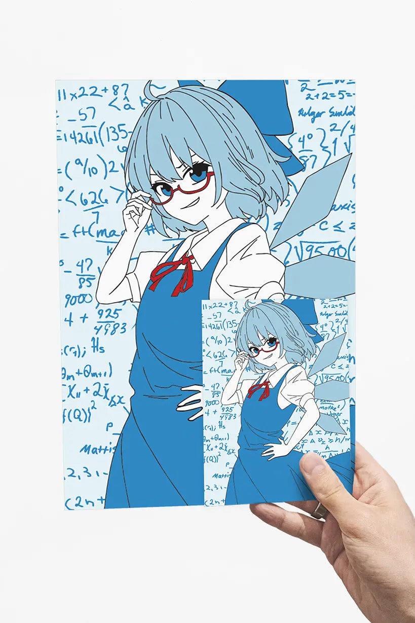 Cirno's Perfect Math Class • Art Print