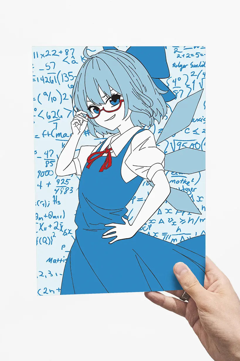 Cirno's Perfect Math Class • Art Print