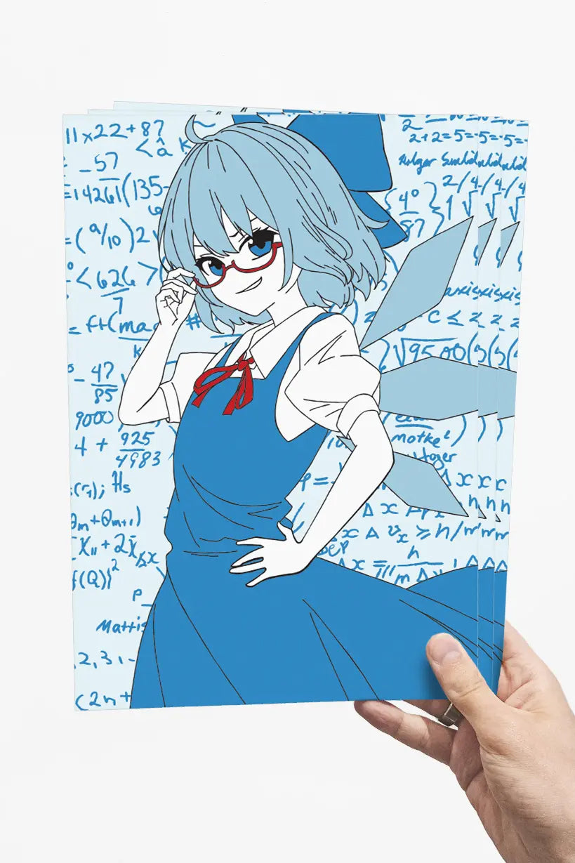 Cirno's Perfect Math Class • Art Print