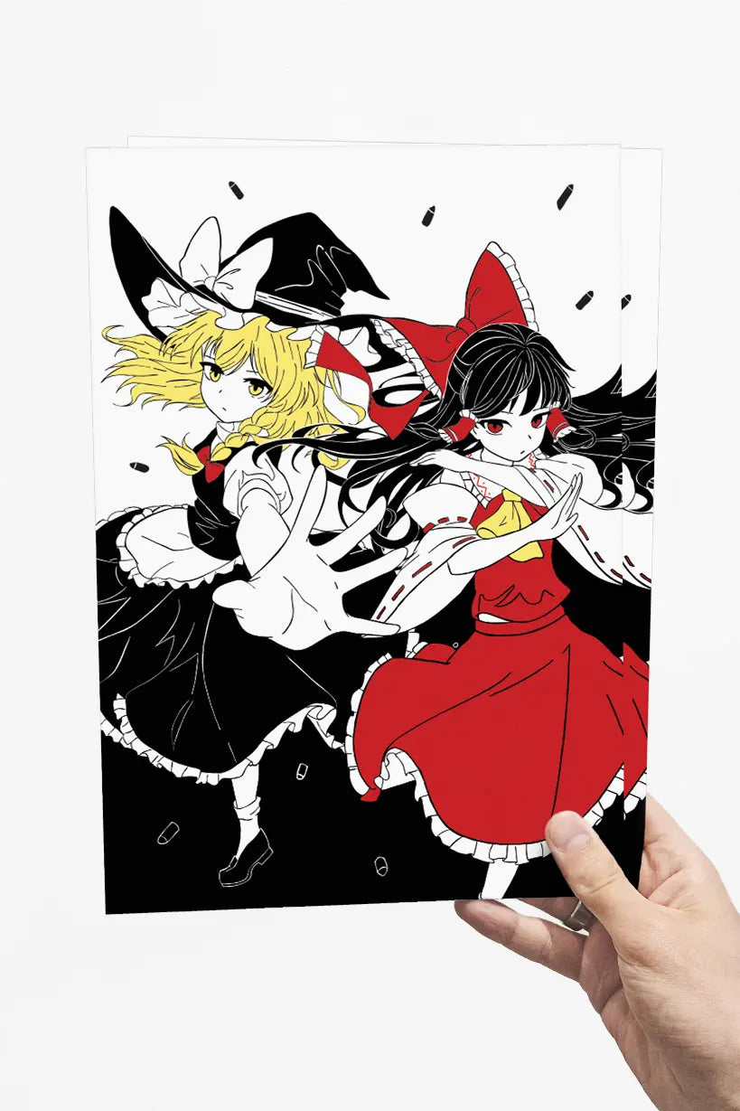 Marisa & Reimu • Art Print