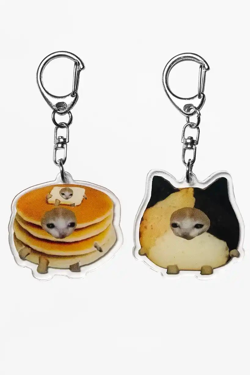 Pancake and Cookie Cat • Keychain Acrylic