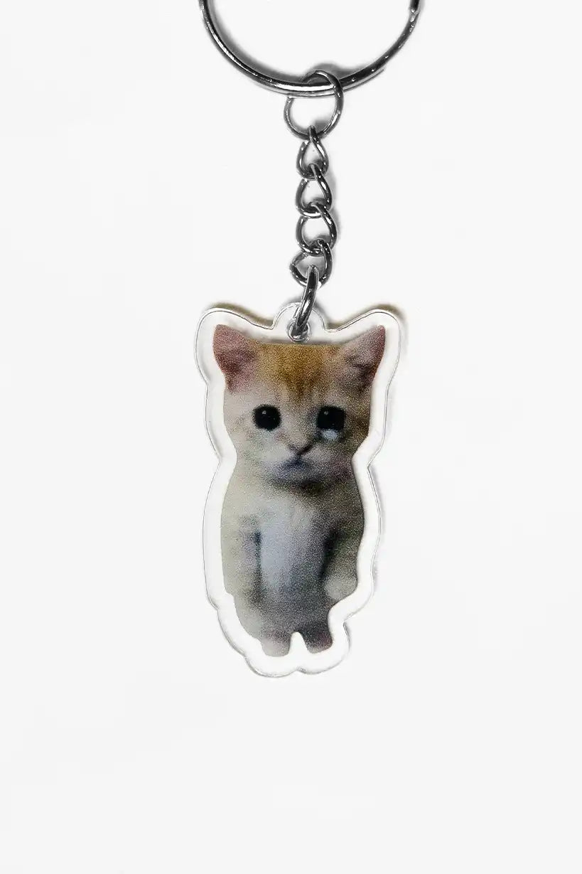 Happy Cat and El Gato Cat • Keychain Acrylic