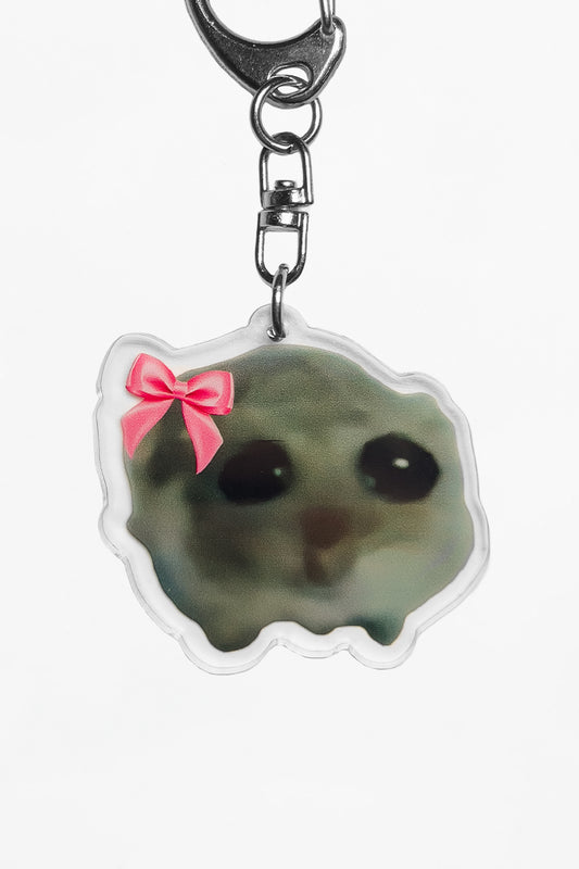 Sad Hamster • Keychain Acrylic