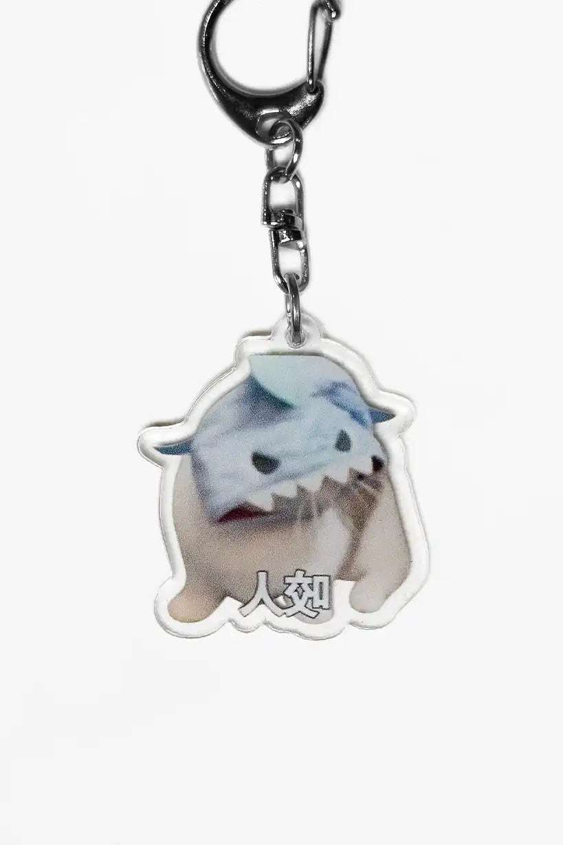 Maxwell Shark and Croissant Cat • Keychain Acrylic