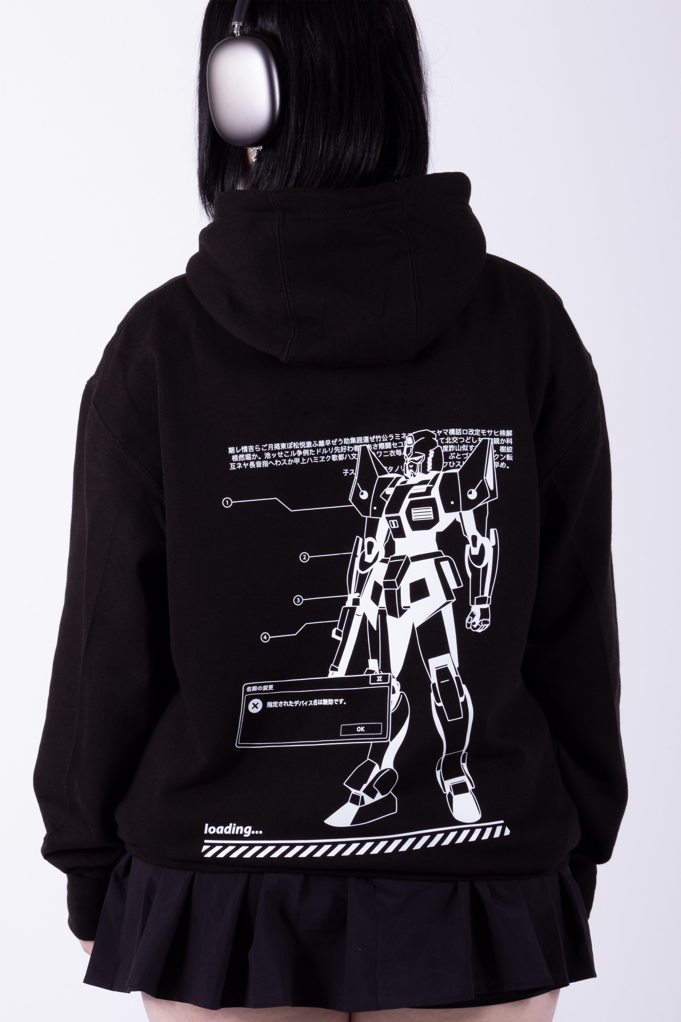 Anime best sale hoodie black