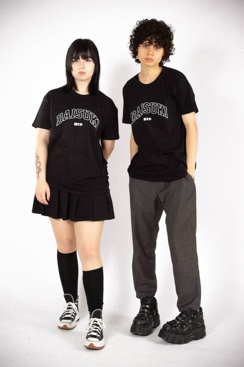 Daisuki • T-shirt Black – Kaomoji ® Official