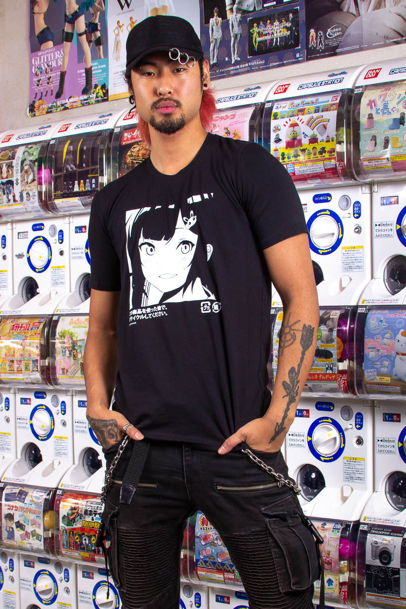 Daisuki • T-shirt Black – Kaomoji ® Official